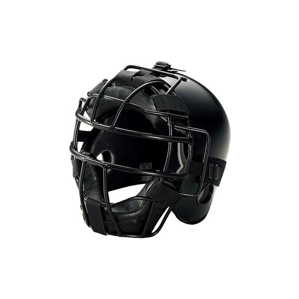 アシックス 少年硬式用キャッチャーズヘルメット ブラック bph340-90