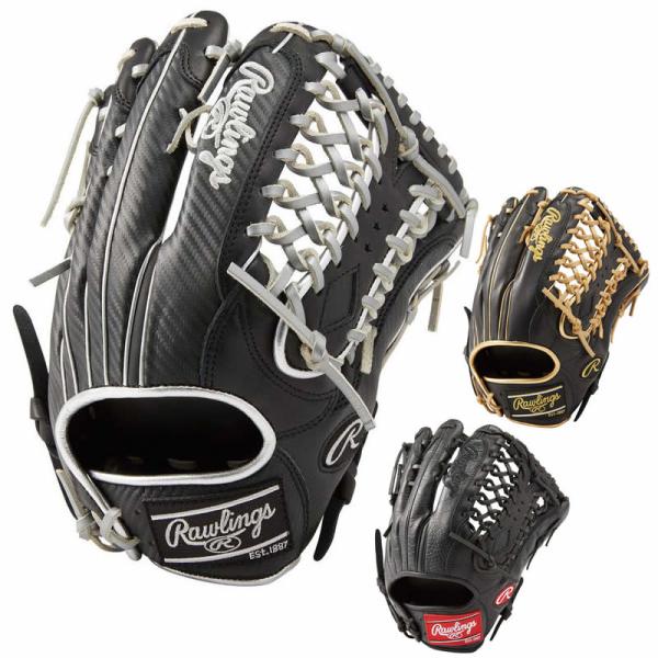 Rawlings 軟式野球グローブ 黒 Rawlings 軟式グローブ 黒 Rawlings 野球 ローリングス グローブ 軟式