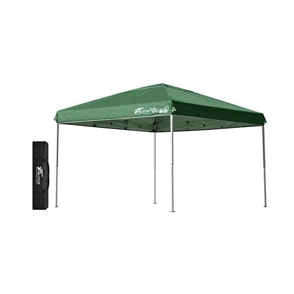 FIELDOOR 組立て簡単 3.0x3.0m ワンタッチタープテント グリーン G03