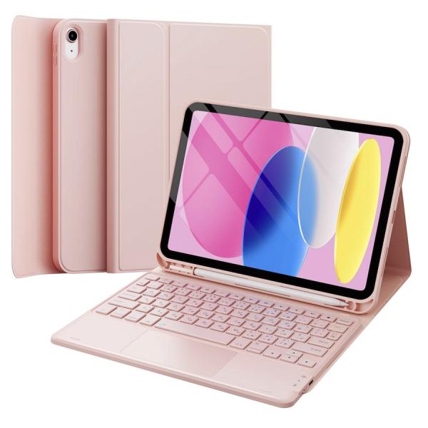 iPad キーボード 第11世代/第10世代対応 JIS配列 タッチパッド付 互換品 iPad 10世代 11世代 キーボード 10.9 ケース タッチパッド付き