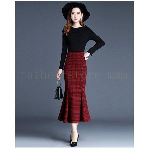 マーメイドスカート レディース ロングスカート ボトムス スカート ロング丈 チェック柄 タイト 通勤 Ol フォーマル 秋 冬 コーデ Hei 0010girsm タイヘイストア 通販 Yahoo ショッピング