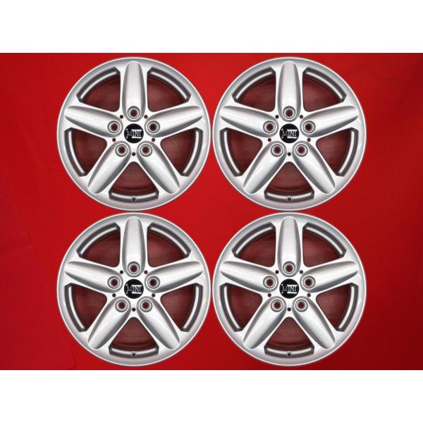 【オマケ付き】MINI R60クロスオーバー純正ホイール16インチ◆120-5H 良品 4本SET】MINI クロスオーバー R60 純正 アルミホイール スター