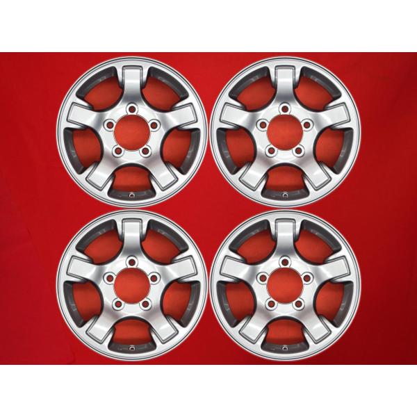 美品・室内保管 ＪＢ２３ジムニー純正16インチホイール5本＋ほぼ新品タイヤ付 SUZUKI スズキ ジムニー (JB23-1~3型) 純正 ホイール 4本 5.5J