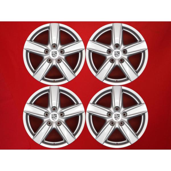 ポルシェ カイエン 純正 18インチ ホイール 4本 ☆ 8J-18 +53