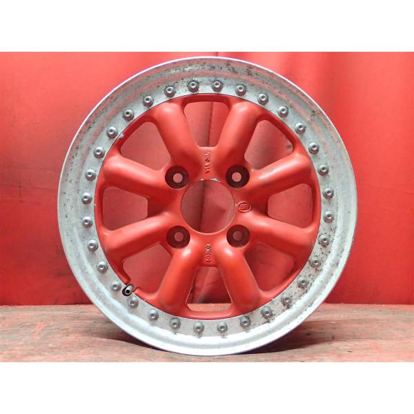 中古ホイール 単品1本 ブラックレーシング BR-R 14x6J 4/114.3 ja14