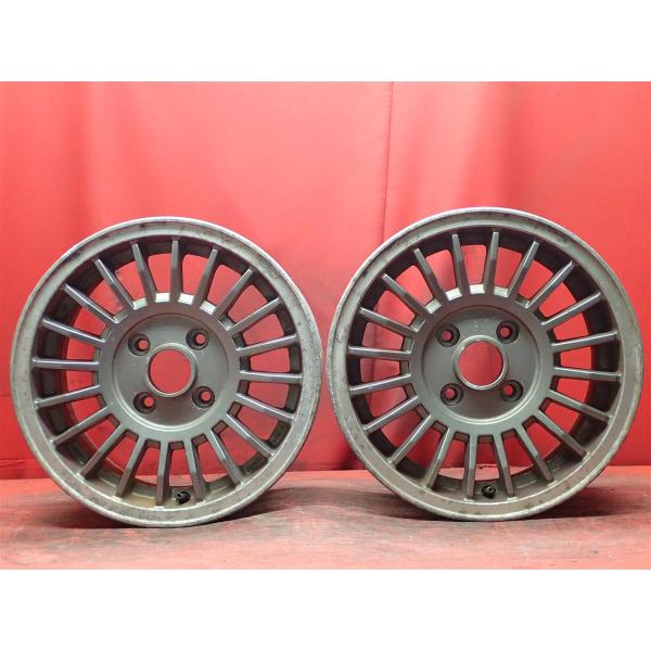 中古ホイール 2本セット スカイライン (R30系)後期純正 15x6J 4/114.3