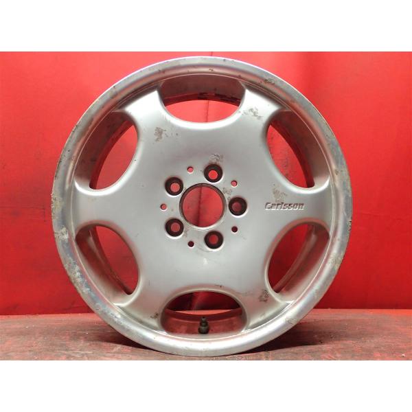廃盤　Carlsson 1/16 EVO 17インチ 225/45R17 中古ホイール 単品1本 Carlsson(カールソン) 1/6 EVO Carlssom 17x7J 5