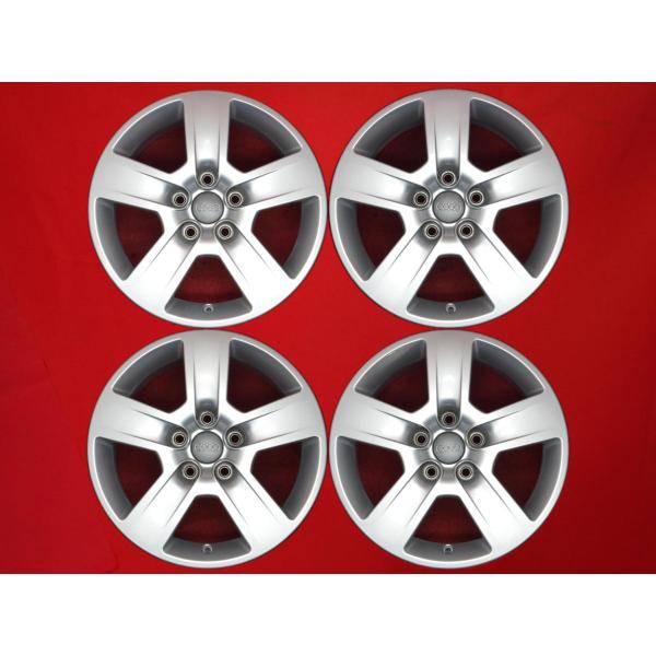 アウディー純正ホイル 新車外し】アウディ Q3 純正 18in 7J +43 PCD112 4本セット 品番