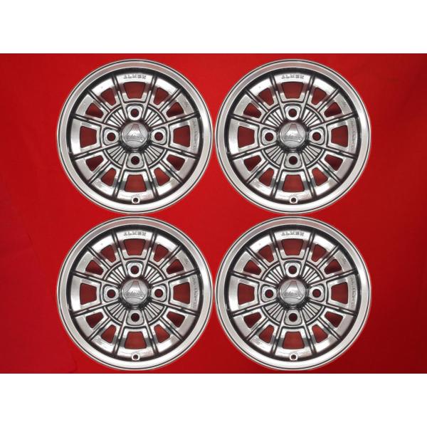 ALMEXホイール YOKOHAMA ALMEX MESH Y3A 3 piece 14x6j +12 4×114.3 CB:73 x4