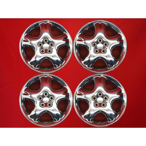 クライスラー PT クルーザー 純正 16インチ ホイール 4本 6J-16 +40 PCD100 5穴 ハブ57 純正グレードアップや流用等に aa16