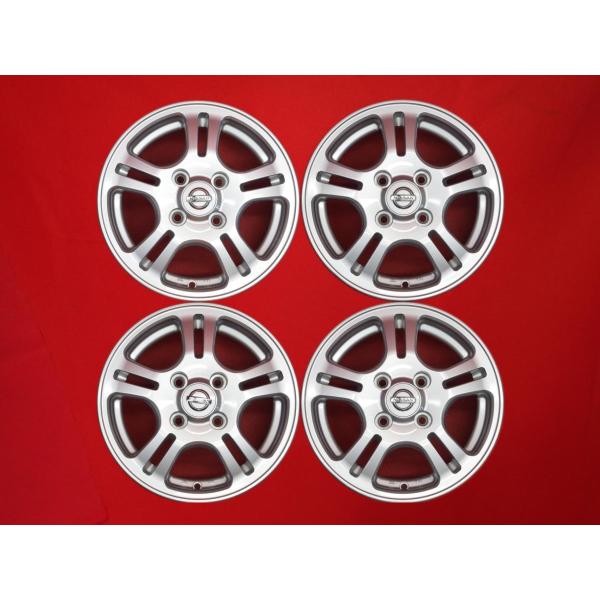 NISSAN 純正 オプション Estilo エスティーロ 中古ホイール 4本 PCD100
