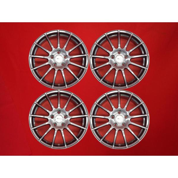IRVINE アーヴィン F01 中古ホイール 4本 7J 17インチ PCD112 5穴 +49 ハブ57 ゴルフ 7 6 VII VI アウディ A3 8V