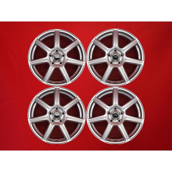 TOPRUN R7 中古ホイール 4本 7J 17インチ PCD114.3 5穴 +53 ハブ73