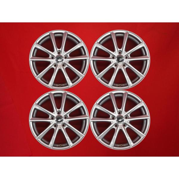 BS PREO LANX-L5 プレオ 社外ホイール 15インチ 4本 6J5HPCD114.3+53 ヴォクシー ステップワゴン ノア等　(VHB316) クレジットカード QRコード決済可能 BRIDGISTONE ブリヂストン PREO L5 ホイール 4本 6J-15 PCD114.3 5穴 +