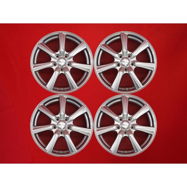 17インチ  weds製アルミホイール17×7J 5H PCD114.3 オフセット+48 ハブ径72mm ヴォクシー  ノア オデッセイ ステップワゴン セレナ他セダンやワゴンに。 PRD TS7 中古ホイール 4本 7J 17インチ PCD114.3 5穴 +48 ハブ73