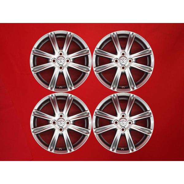 NCP91 ヴィッツRS純正ホイール 4本セット TOYOTA トヨタ ヴィッツ RS NCP131 純正 中古ホイール 4本 6J 16インチ