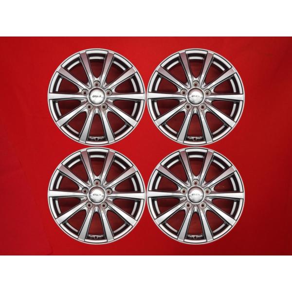 D.O.S SE-10 中古 ホイール 4本 6.5J 16インチ PCD114.3 5穴 +53 ハブ