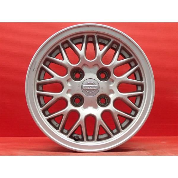 日産ラルゴ 純正ホイール リア用 】 単品 純正 ホイール 1本 ラルゴ W30系 純正メッシュ ☆ 6J