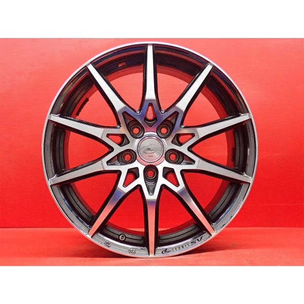 単品 社外 ホイール 1本 LEONIS レオニス SV ☆ 7J-18 PCD114.3 5穴 +
