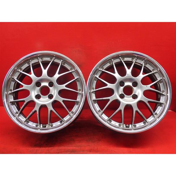 ユーロライン pcd100 7j 2本 社外 ホイール WORK ワーク Euro line ユーロライン M ☆ 7J-17