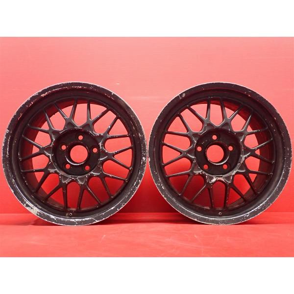 2本組 ジャンク 社外 ホイール 鍛造 軽量 BBS RGII RG138 ☆ 9J-17