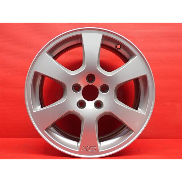 単品 中古ホイール 1本 VOLVO ボルボ XC60 純正 6スポーク 7.5J 17インチ PCD108 5穴 +55 ハブ63 30671480 ja17