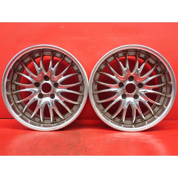 車のパーツ seeker cx 100-4h 8j 2本組 社外 中古ホイール WORK ワーク Seeker シーカー CX 8J 17インチ