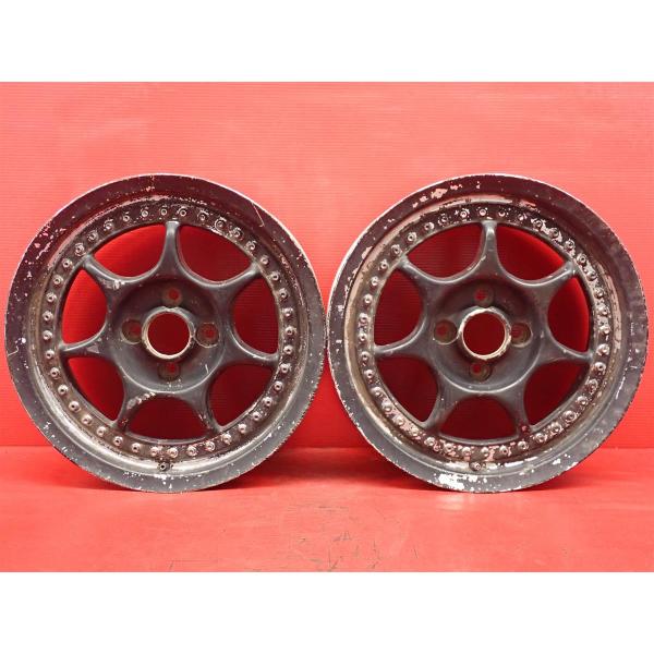 軽量】 2本組 社外 中古ホイール ENKEI RACING S エンケイ レーシングS