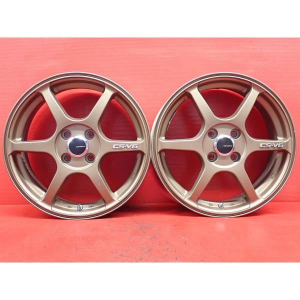 2本組 社外 中古ホイール Lehrmeister レアマイスター CS-V6 6J 16