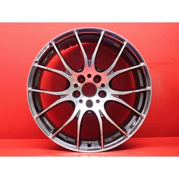 単品 中古ホイール 1本 RAYS レイズ HOMURA ホムラ 2×7 8.5J 19インチ