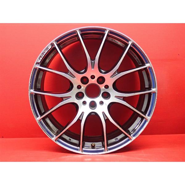 RAYZ ホムラ ホイール19インチ pcd114.3.5 単品 中古ホイール 1本 RAYS レイズ HOMURA ホムラ 2×7 8.5J 19インチ