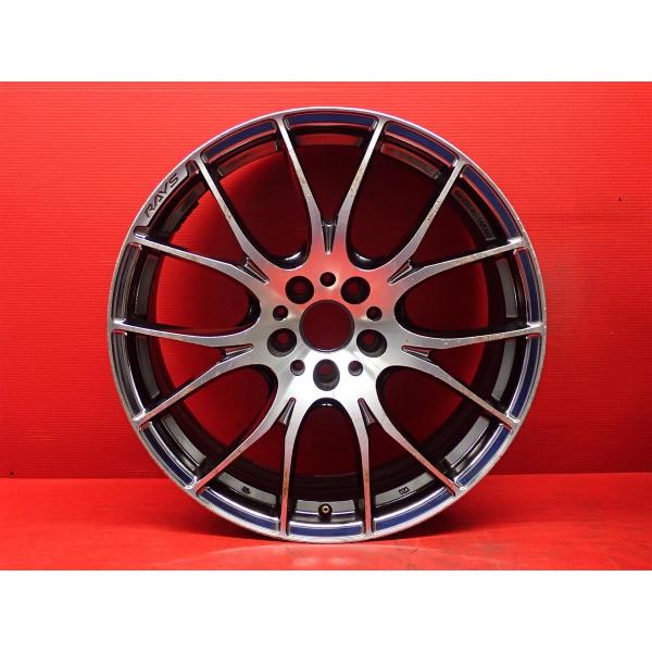 単品 中古ホイール 1本 RAYS レイズ HOMURA ホムラ 2×7 8.5J 19インチ