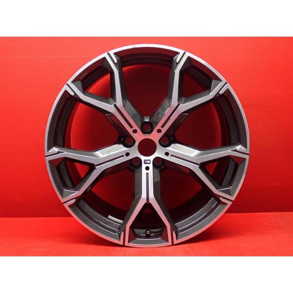 単品 中古ホイール フロント用 1本 BMW X5 G05 純正 Yスポーク スタイリング 741M 9.5J 21インチ PCD112 5穴 +37 ハブ66