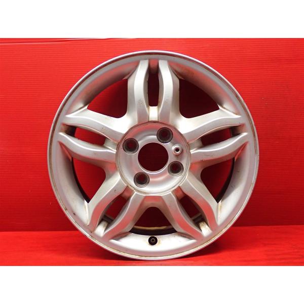 単品 中古ホイール 1本 Renault ルノー ルーテシア 純正 5スポーク 6J 15インチPCD100 4穴 +50 ハブ60 8200317802 ja