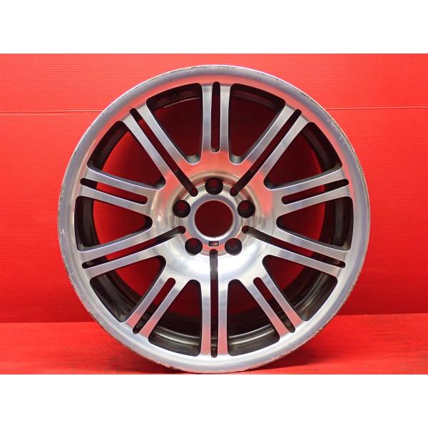 単品 中古ホイール リア用 1本 BMW M3 E46 純正 ダブルスポークスタイリング67M 9.5J 19インチ PCD120 5穴 +27 ハブ72.5 