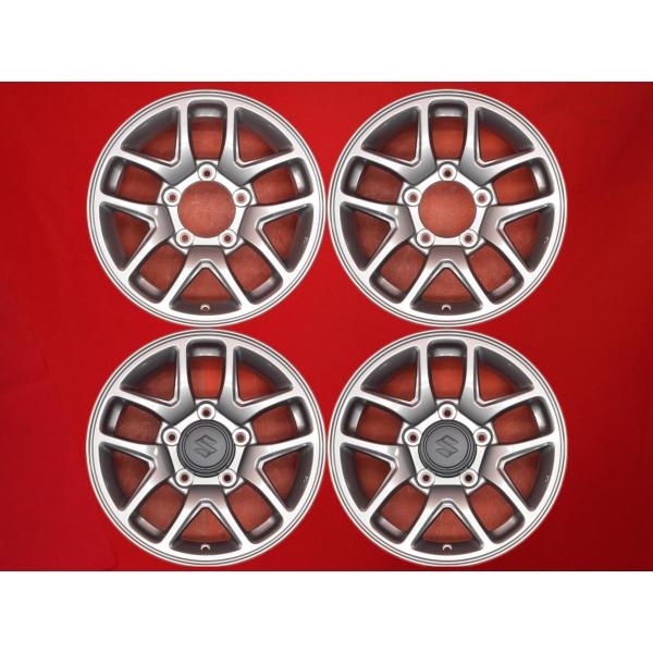☆送料込☆新車外し☆スズキ JB64W ジムニー 純正 16インチ 4本 SUZUKI スズキ ジムニー JB64W 純正 ホイール 4本 5.5J-16