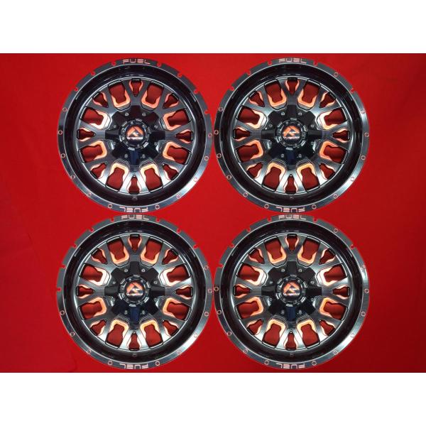 FUEL OFFーROAD STROKE ストローク D612 中古ホイール 4本 9J 18