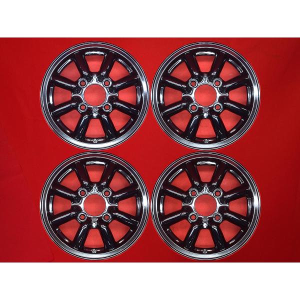 【旧車ホイール】BR Black Racing ブラックレーシング 13インチ 4本 4.5J4HPCD114.3+45 希少 当時物　(VHF491) taiheishopping_a052503758