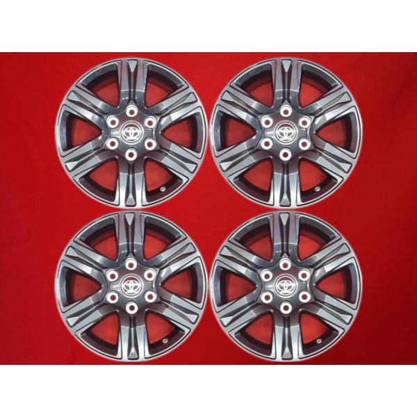 ハイラックスZ後期　純正17インチホイール　納車前外し　4本セット ハイラックスZ後期 純正17インチホイール 納車前外し 4本セット