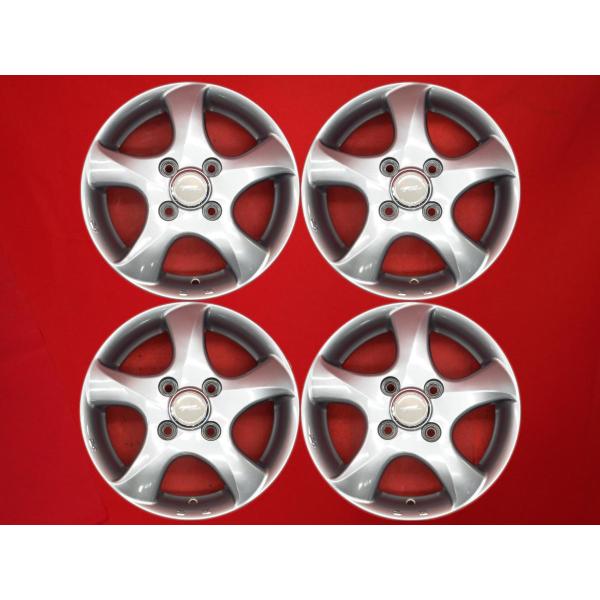 TOPRUN RD5 中古ホイール 4本 4J 13インチ PCD100 4穴 +45 ハブ