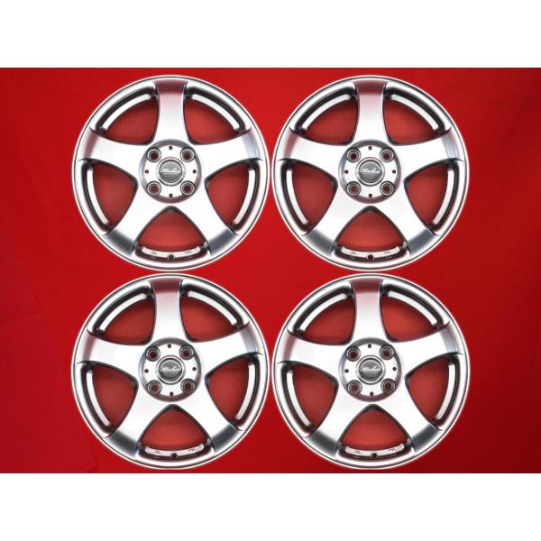 Kircheis S5 中古ホイール 4本 4.5J 15インチ PCD100 4穴 +43 ハブ67 