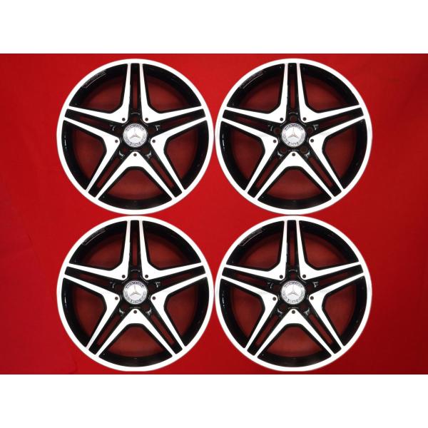 メルセデスAMG W176 Aクラス A45 純正 18インチアルミホイール 程度良好】メルセデスAMG W176 Aクラス A45 純正 18in 8J +48