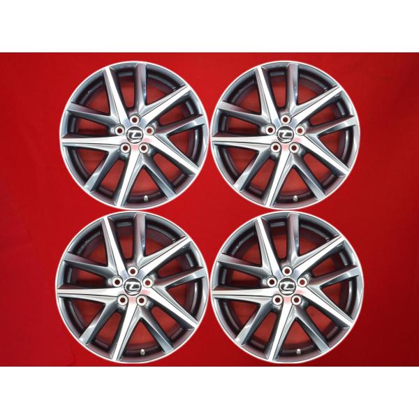 LEXUS レクサス GS GRL Fスポーツ 純正 中古ホイール 4本 8/9J 19インチ PCD114.3 5穴 +45/+60 ハブ60 aa19