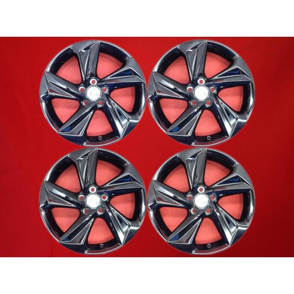 再塗装品 黒 TOYOTA トヨタ クラウン 220系 RS 純正 中古ホイール 4本