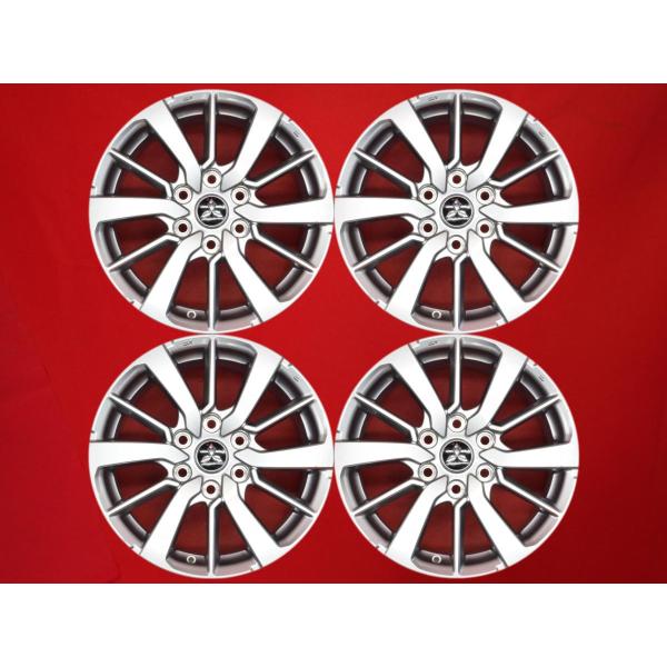 MITSUBISHI ミツビシ 純正6エアロ スポーク 中古ホイール 4本 7.5J 18