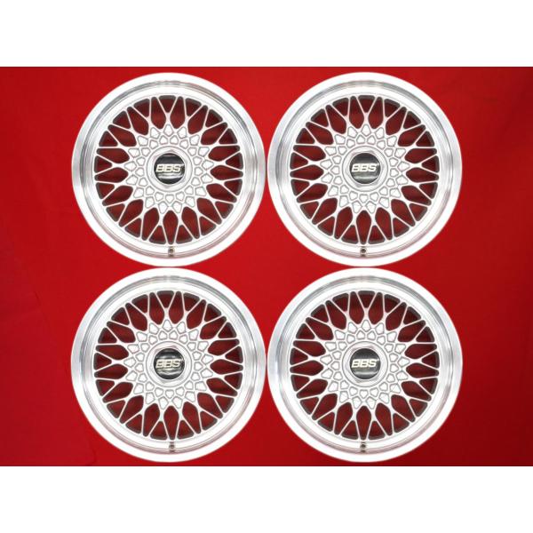 鍛造 軽量 BBS RG RG023 中古ホイール 4本 7J 16インチ PCD114.3 5穴 +