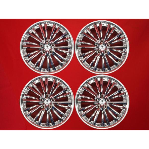 WEDS クレンツェ MAGISS マジス 中古ホイール 4本 8J 19インチ PCD120 5穴 +44 ハブ72.5 キャデラック CTS BMW 3シリ