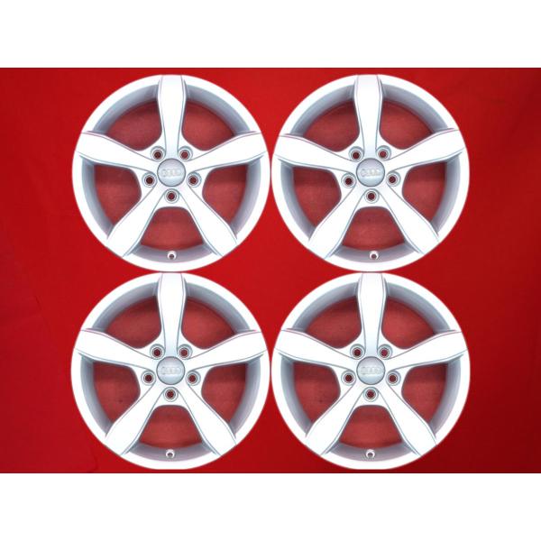 AUDI アウディ A1 8X 純正 5-armpindesign 中古ホイール 4本 6J 15インチ PCD100 5穴 +29 ハブ57 8X007149
