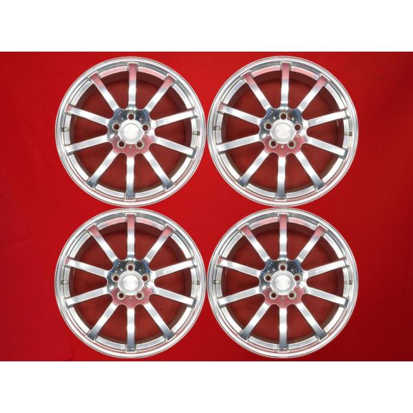 鍛造 軽量 1本9.2kg TAN-EI-SHA アウトストラーダ スプレッドS 中古ホイール 4本 8J 19インチ PCD112 5穴 +35 ハブ57 ア