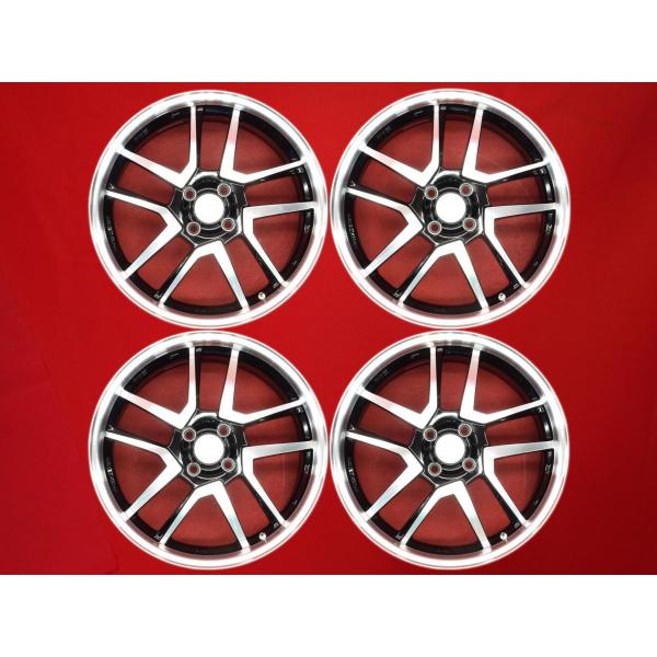 MAT製法 軽量 1本6.3kg ENKEI エンケイ all two 中古ホイール 4本 7J